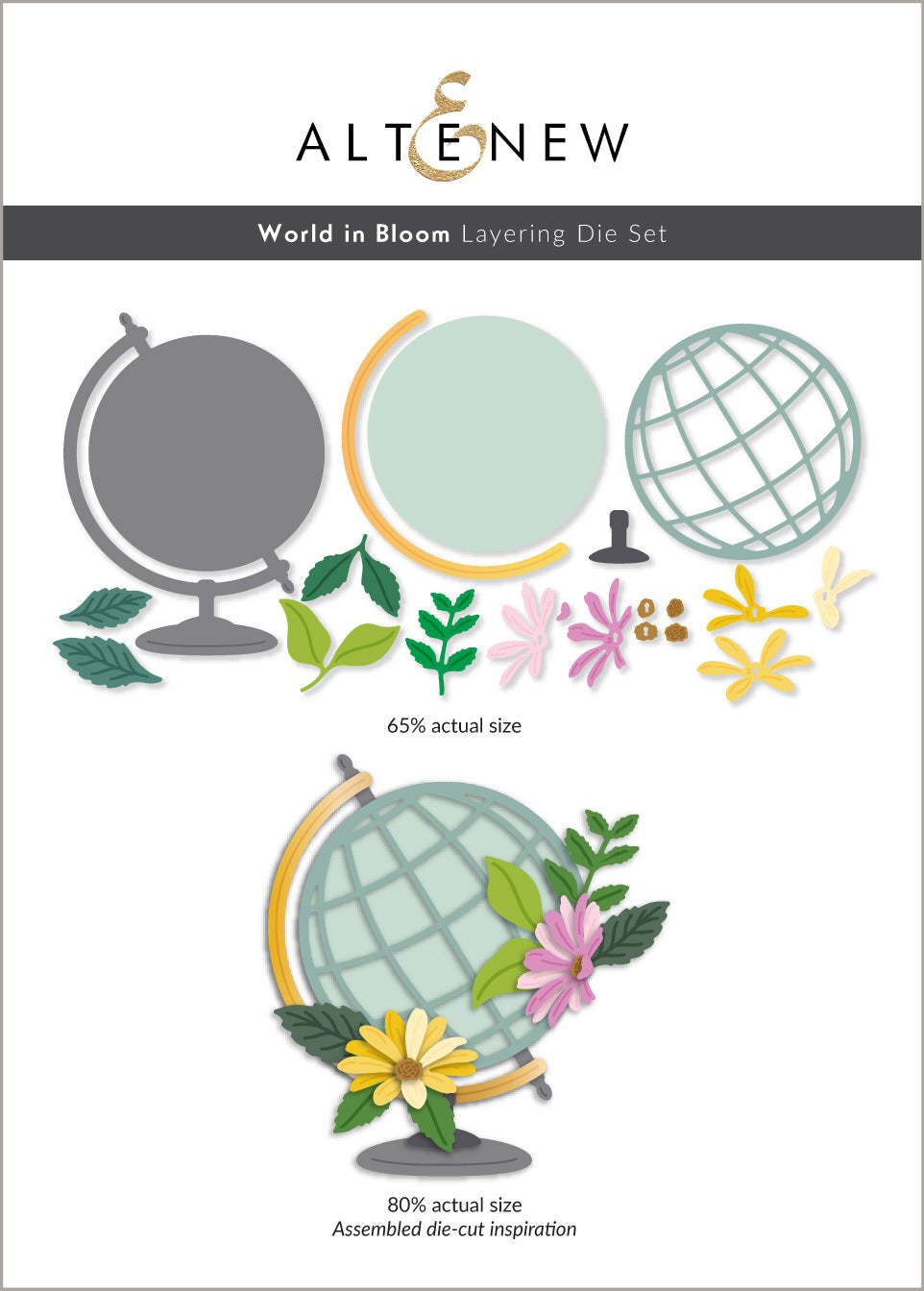 Dies World in Bloom Layering Die Set