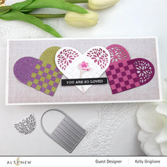 Dies Woven Heart Die Set