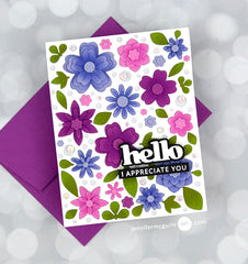 Dies Zero-Waste 3D Floral Cover Die