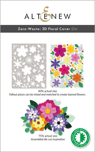 Dies Zero-Waste 3D Floral Cover Die