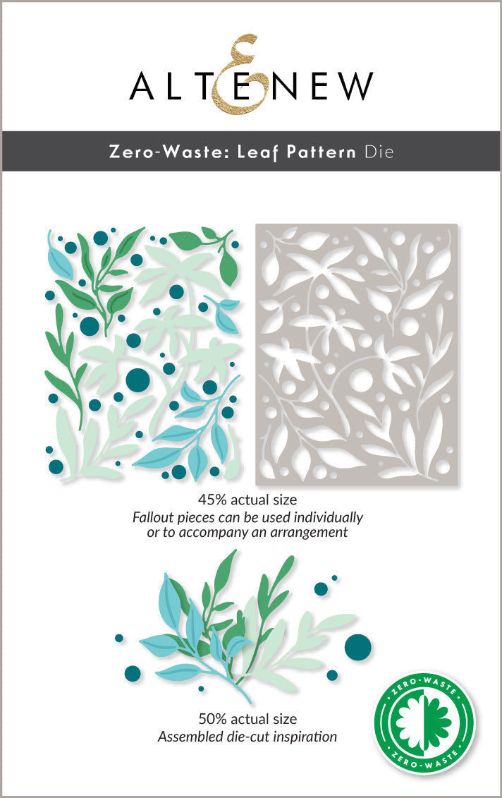 Dies Zero-Waste Leaf Pattern Die