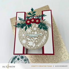 Dies Zero-Waste: Ornamental Winter Pattern Die