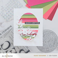 Dies Zero-Waste: Ornamental Winter Pattern Die