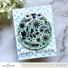 Dies Zero-Waste: Ornamental Winter Pattern Die