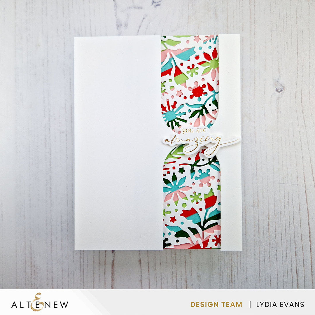 Dies Zero-Waste: Ornamental Winter Pattern Die
