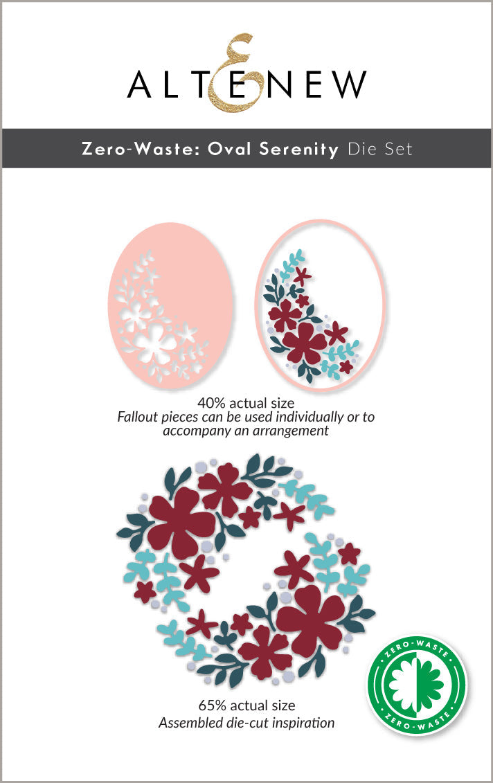 Dies Zero-Waste: Oval Serenity Die Set