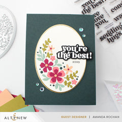 Dies Zero-Waste: Oval Serenity Die Set
