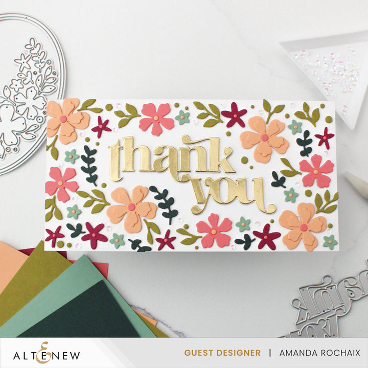 Dies Zero-Waste: Oval Serenity Die Set