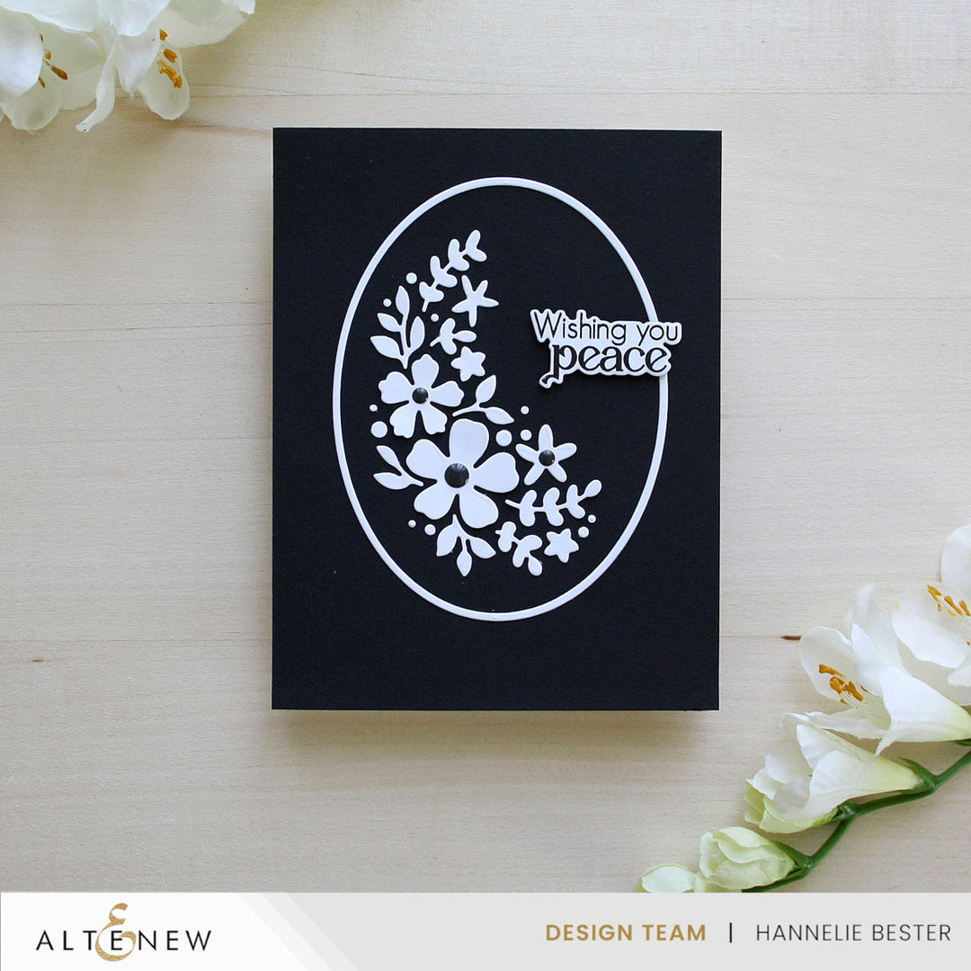 Dies Zero-Waste: Oval Serenity Die Set