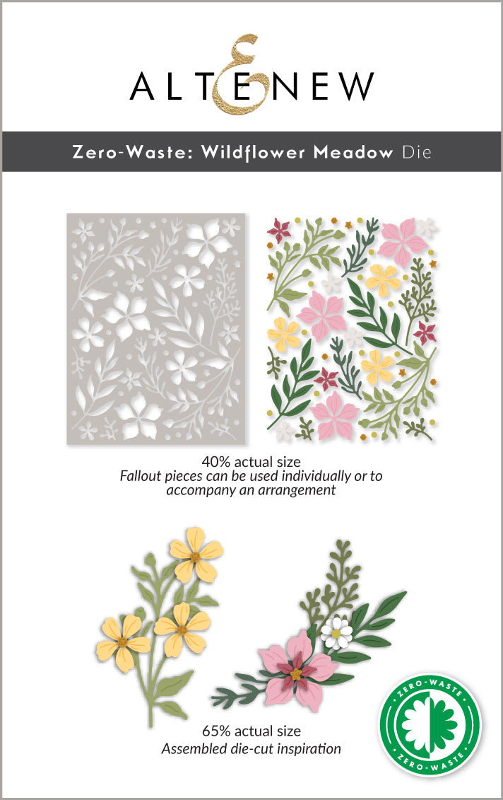 Dies Zero-Waste: Wildflower Meadow Die