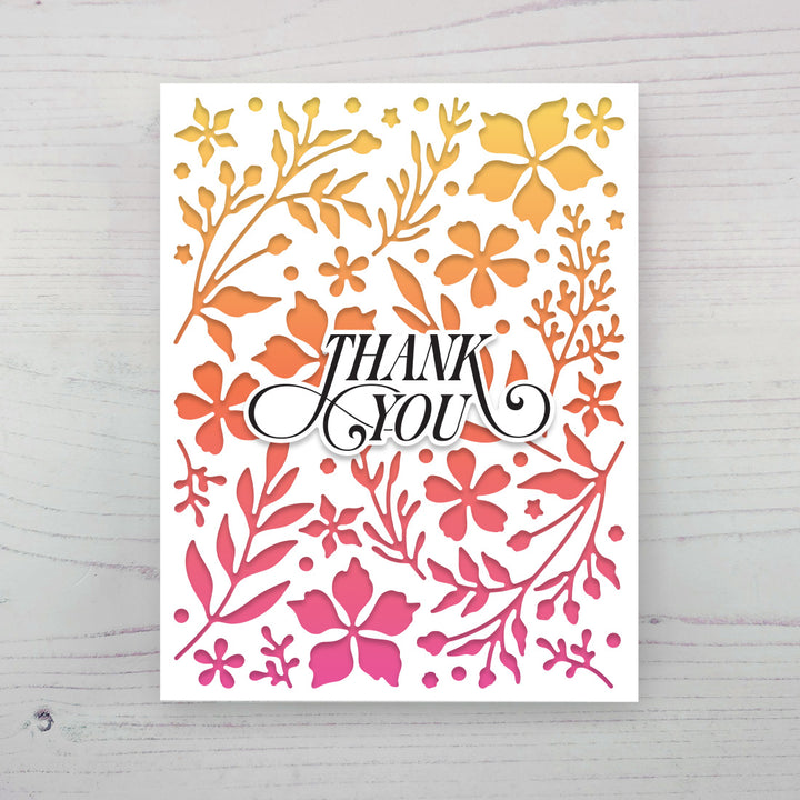 Dies Zero-Waste: Wildflower Meadow Die