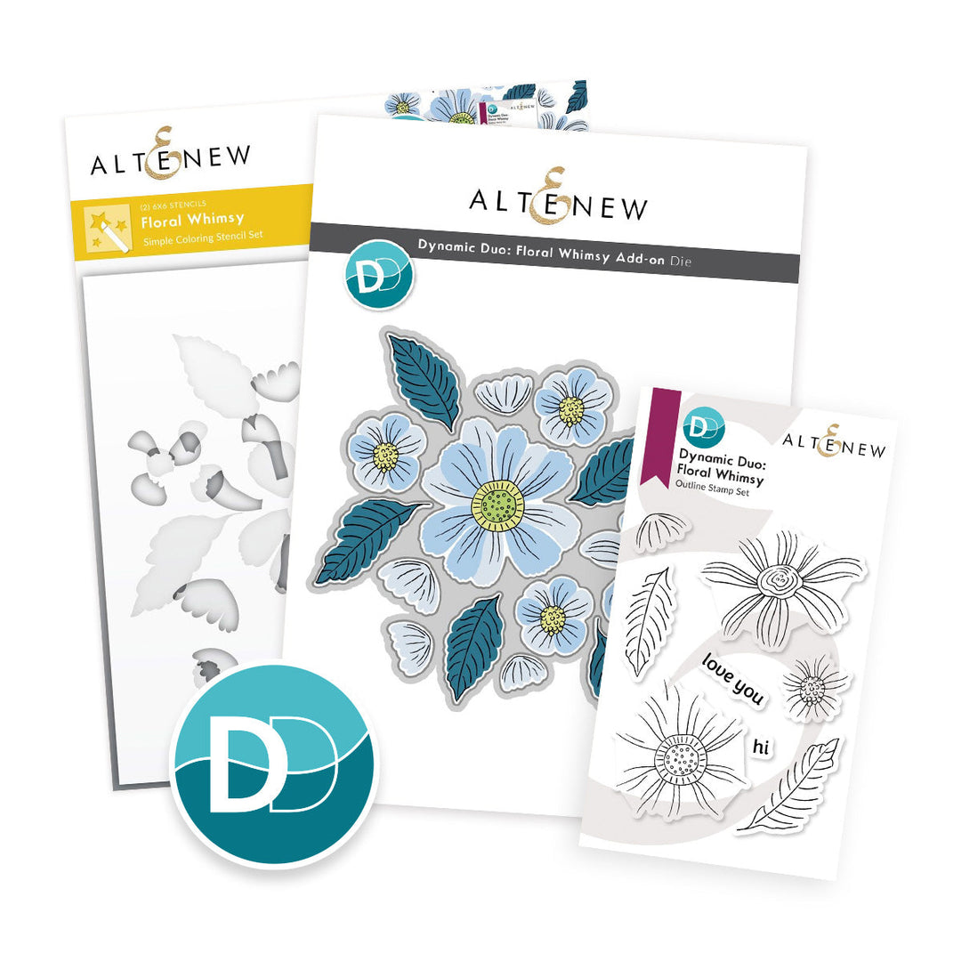 Dynamic Duo Bundle Dynamic Duo: Floral Whimsy & Add-on Die Bundle