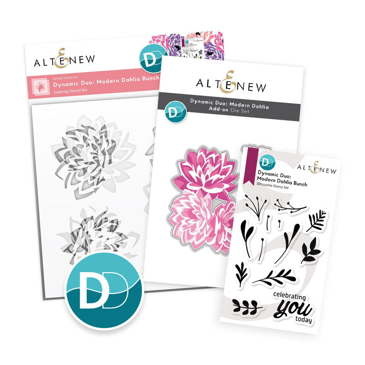 Dynamic Duo Bundle Dynamic Duo: Modern Dahlia & Add-on Die Bundle