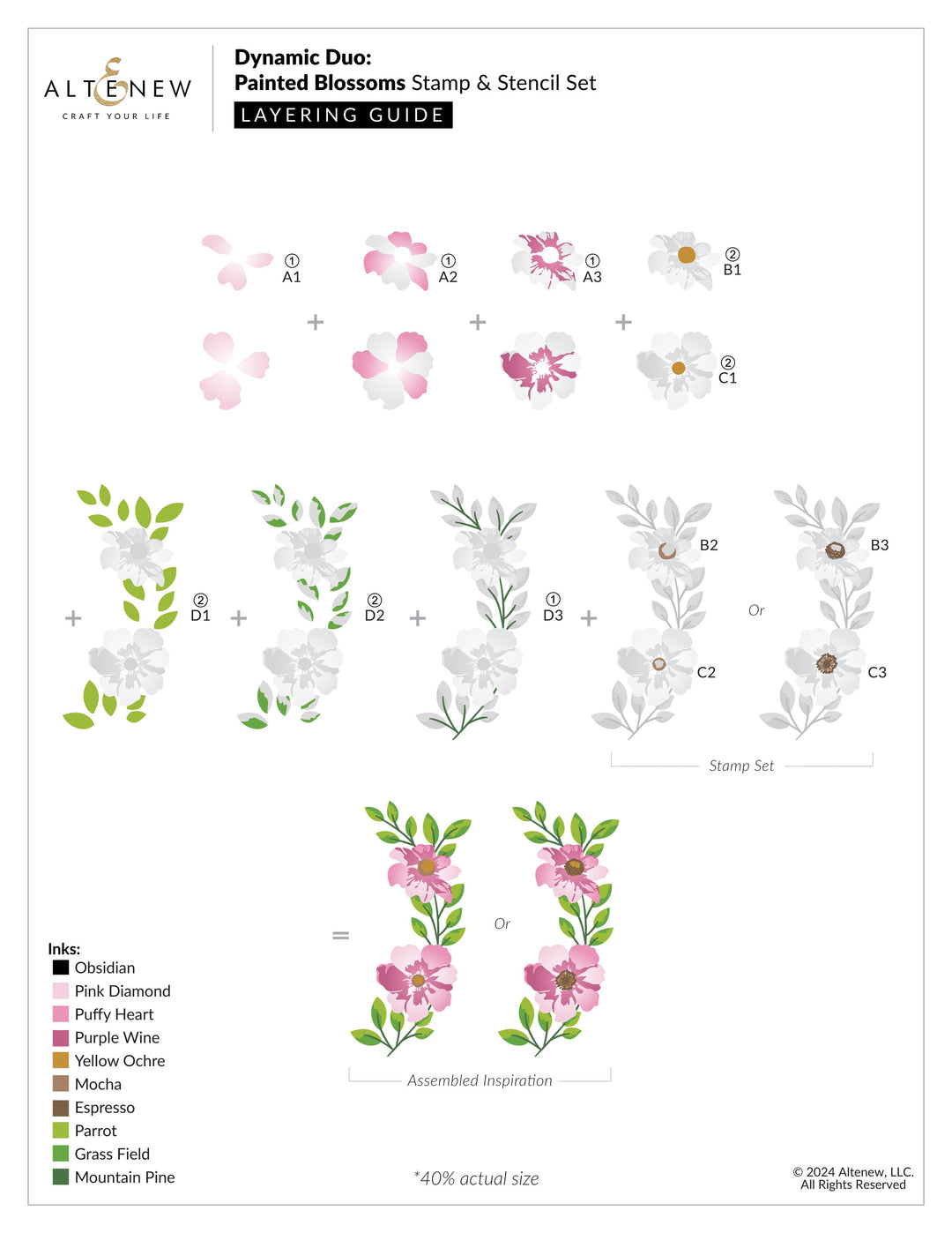 Dynamic Duo Bundle Dynamic Duo: Painted Blossoms & Add-on Die Bundle