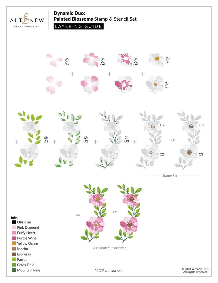 Dynamic Duo Bundle Dynamic Duo: Painted Blossoms & Add-on Die Bundle