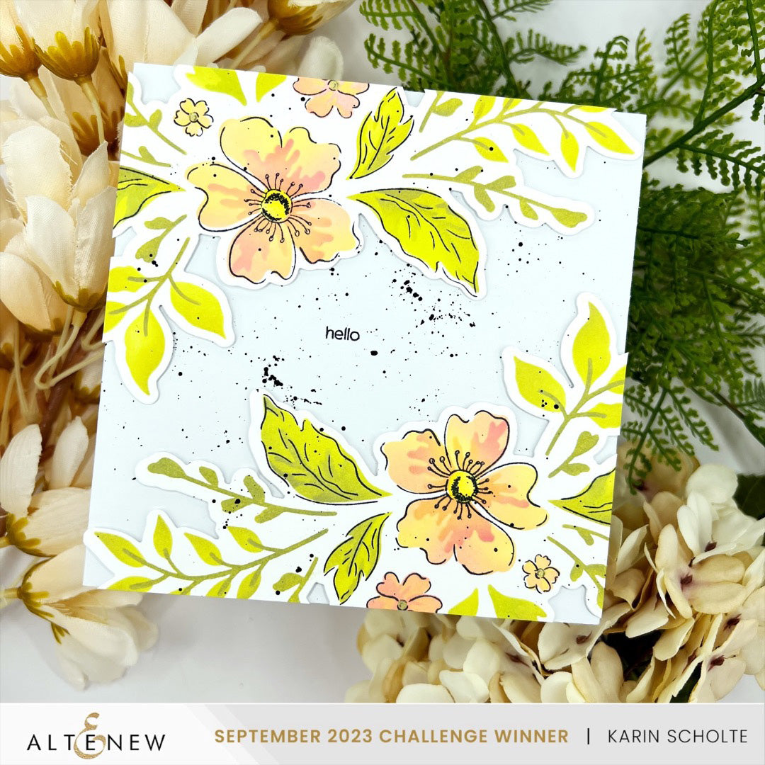 Dynamic Duo Bundle Dynamic Duo: Painted Floral Swag & Add-on Die Bundle
