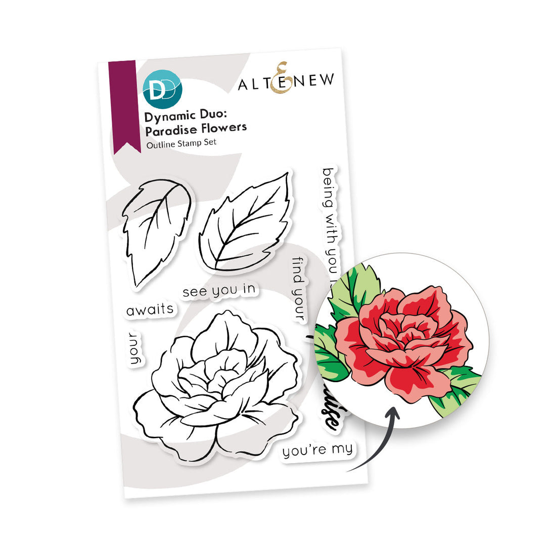 Dynamic Duo Bundle Dynamic Duo: Paradise Flowers & Add-on Die Bundle