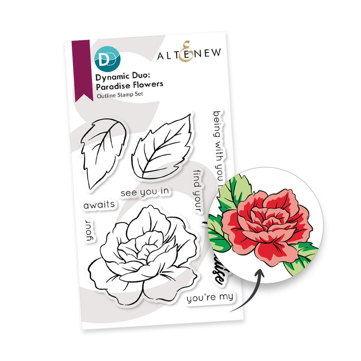 Dynamic Duo Bundle Dynamic Duo: Paradise Flowers & Add-on Die Bundle