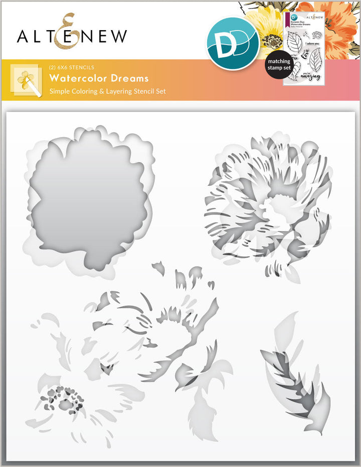Dynamic Duo Bundle Dynamic Duo: Watercolor Dreams & Add-on Die Bundle