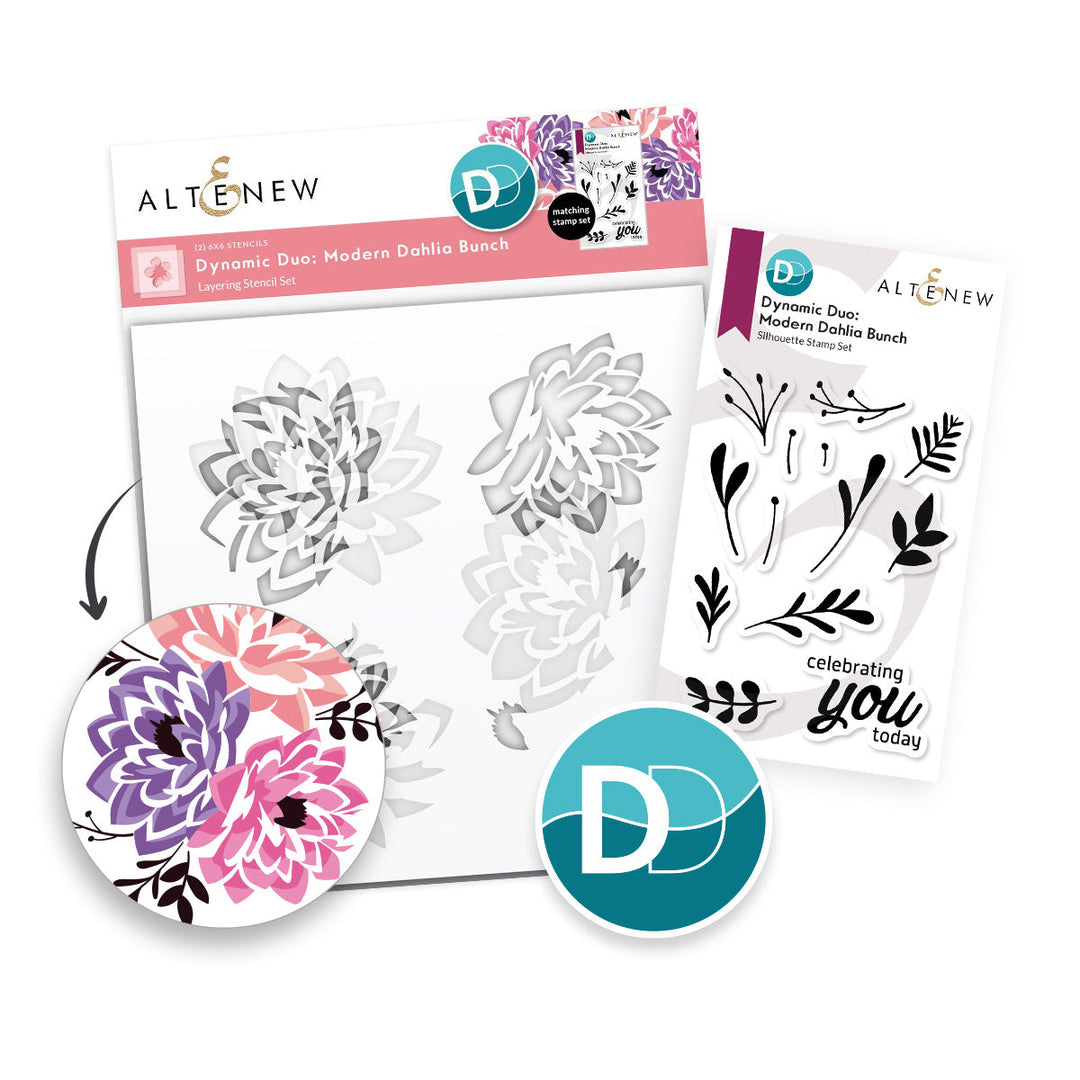 Dynamic Duo Dynamic Duo: Modern Dahlia