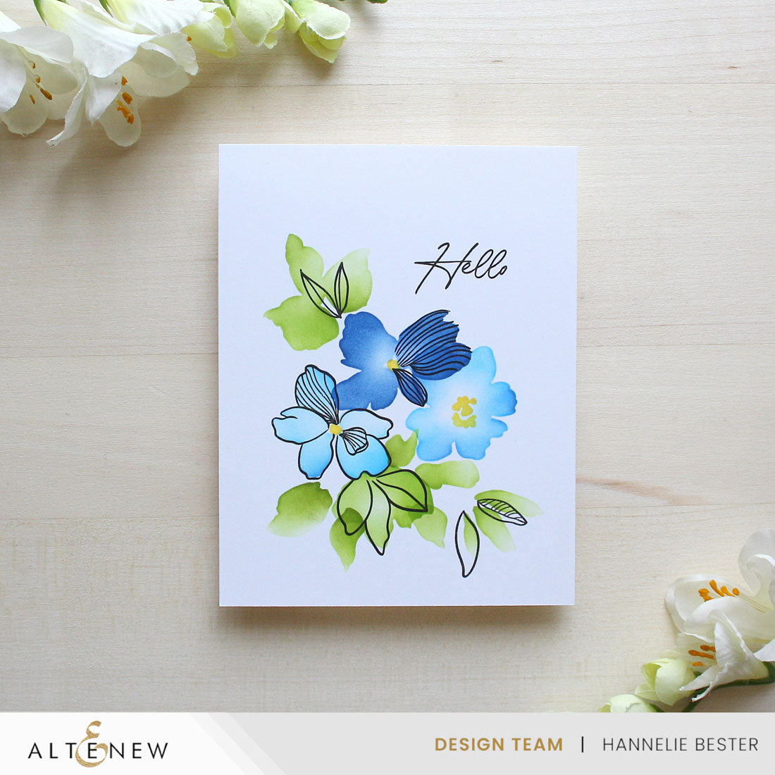 Dynamic Duo Dynamic Duo: Playful Watercolor Flowers