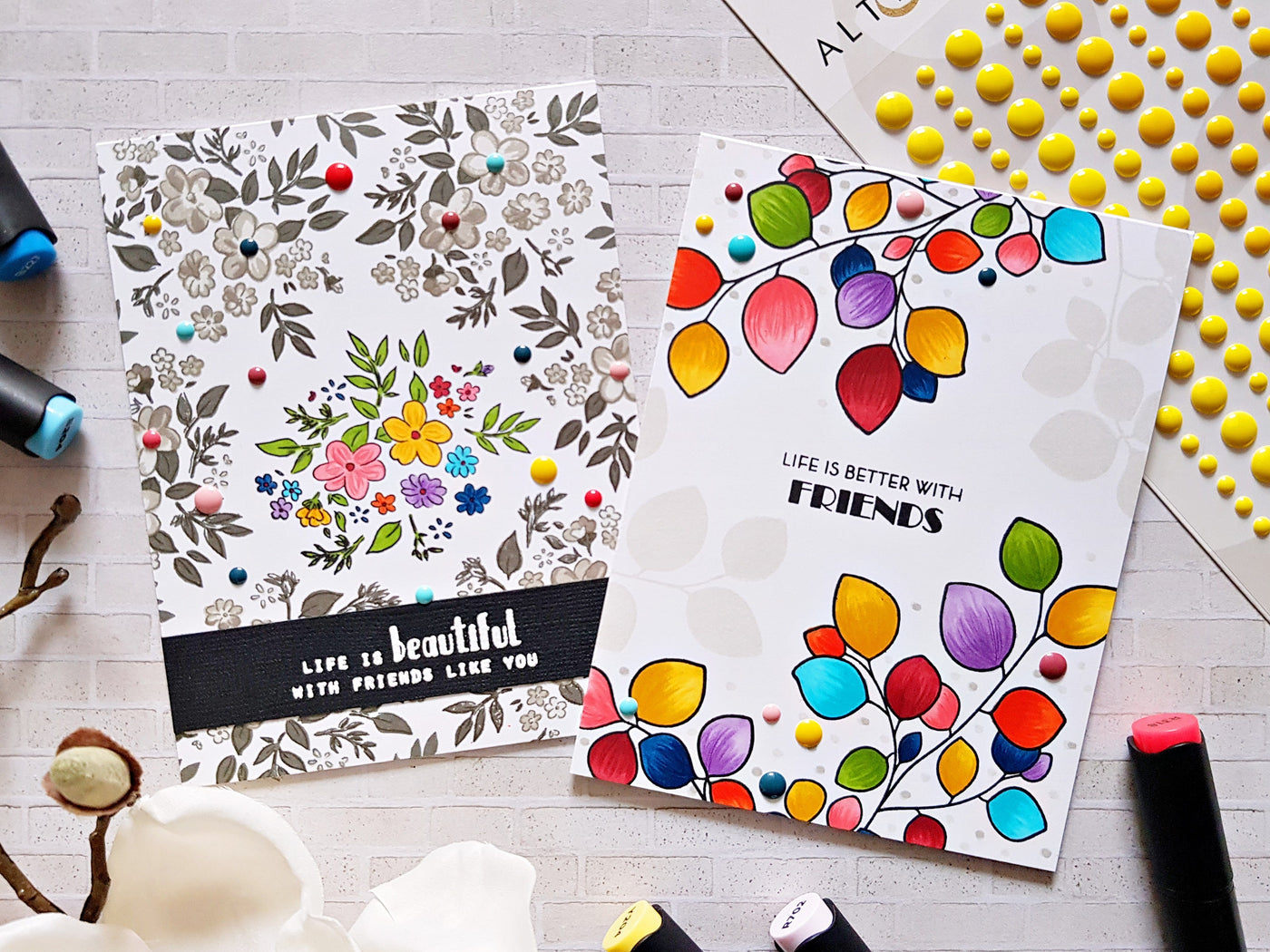 Embellishment Bundle Pocketful of Sunshine Mini Cube & Enamel Dots Bundle