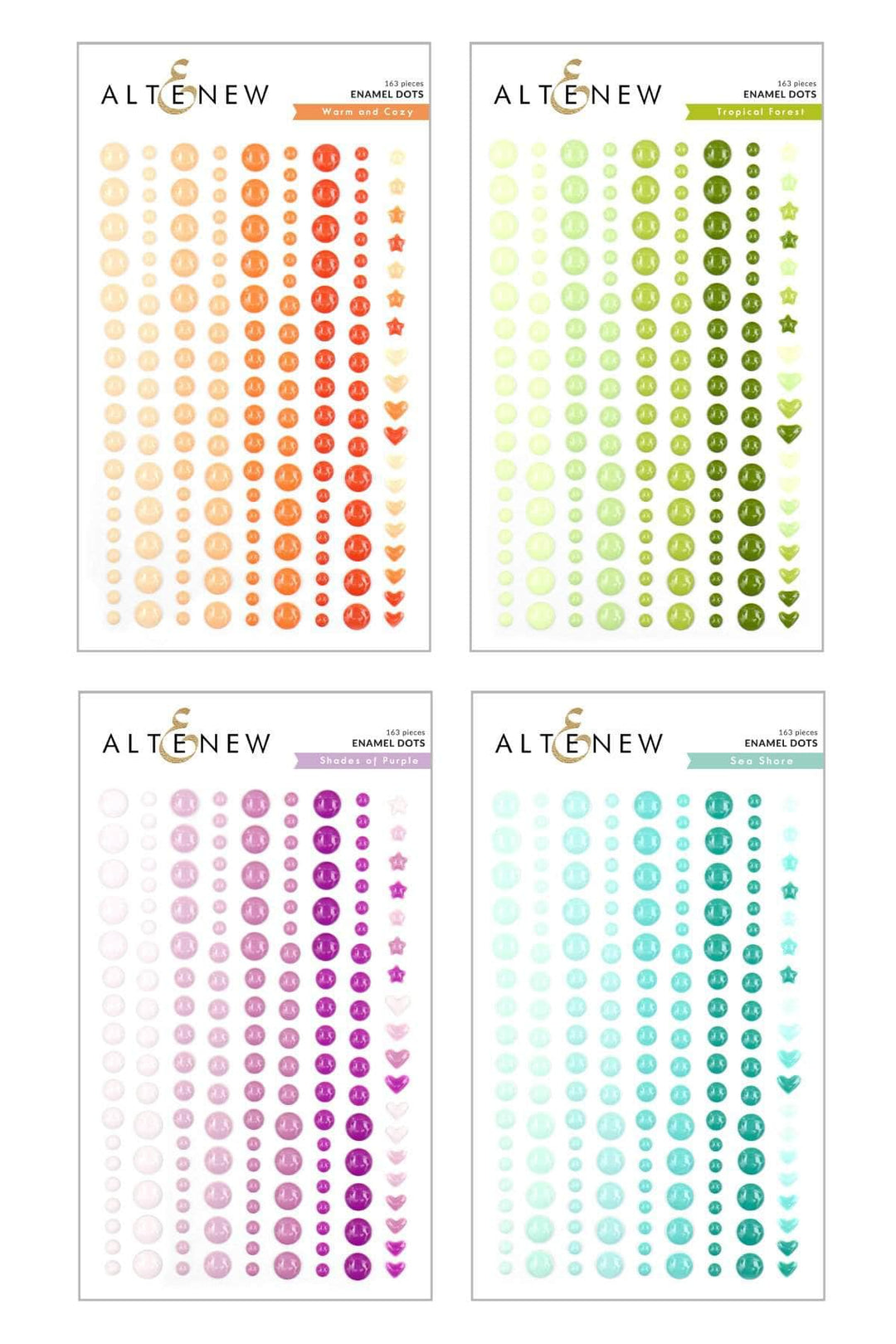 Embellishment Bundle Serenity Enamel Dot Release Bundle