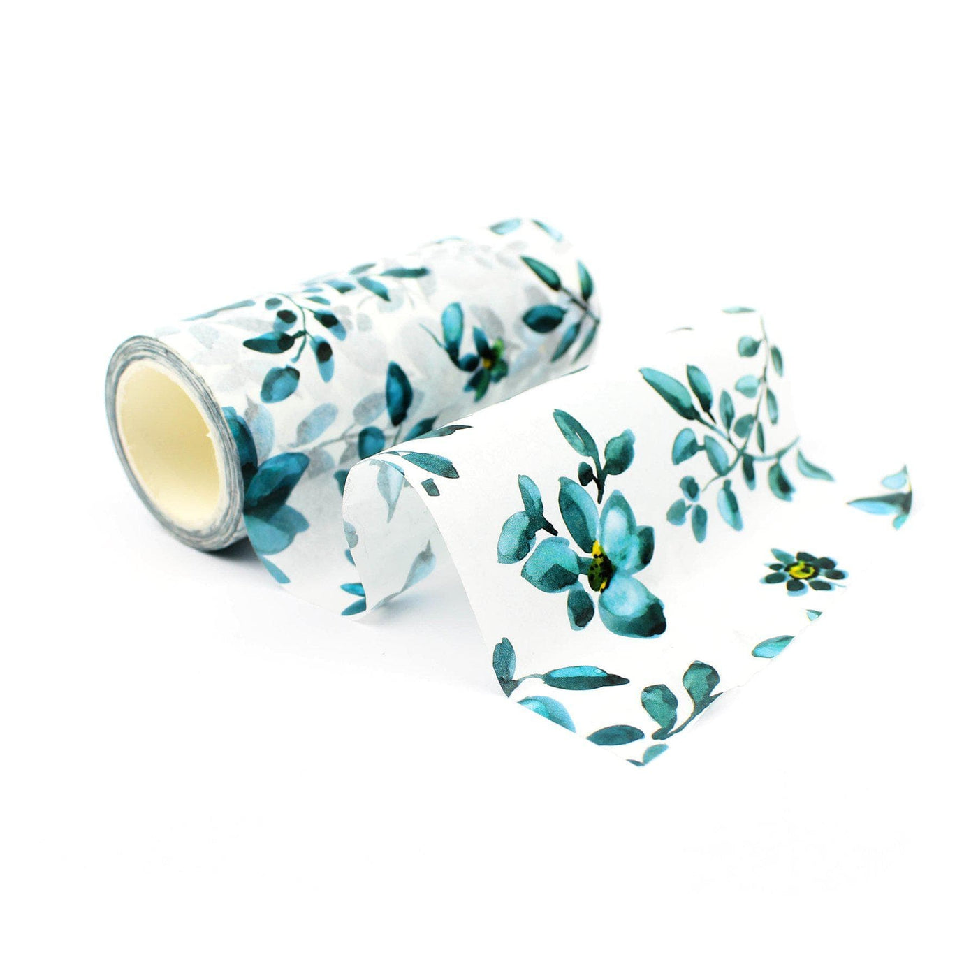 Embellishment Bundle Teal Shadow Washi Tape & Floral Shadow Die Set Bundle