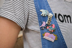 Embellishments Altenew Fan Club Enamel Pin