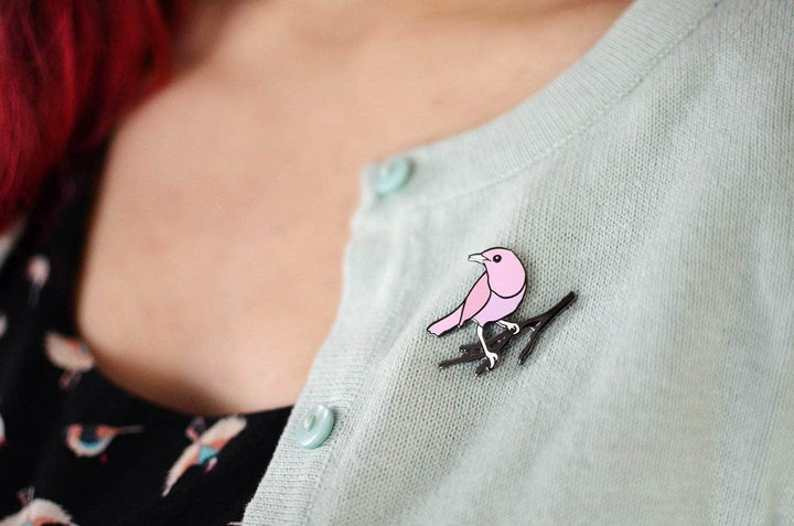 Embellishments Birds of a Feather Enamel Pin
