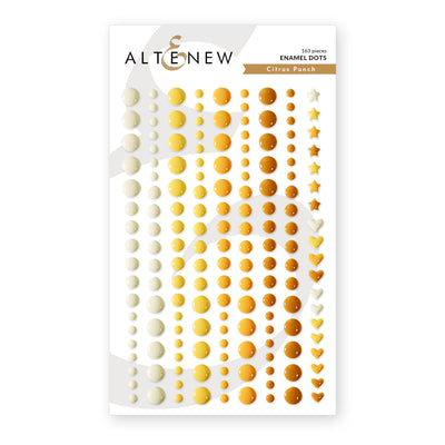 Embellishments Citrus Punch Enamel Dots