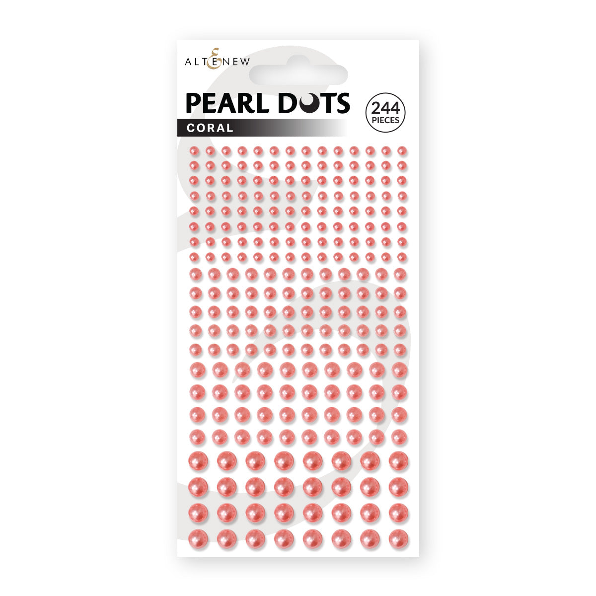 Embellishments Coral Pearl Dots