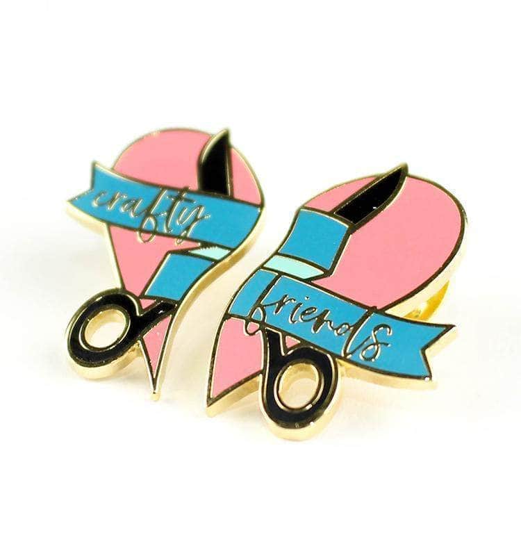 Embellishments Crafty Friends Enamel Pin Set