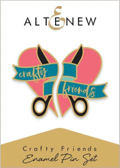 Embellishments Crafty Friends Enamel Pin Set