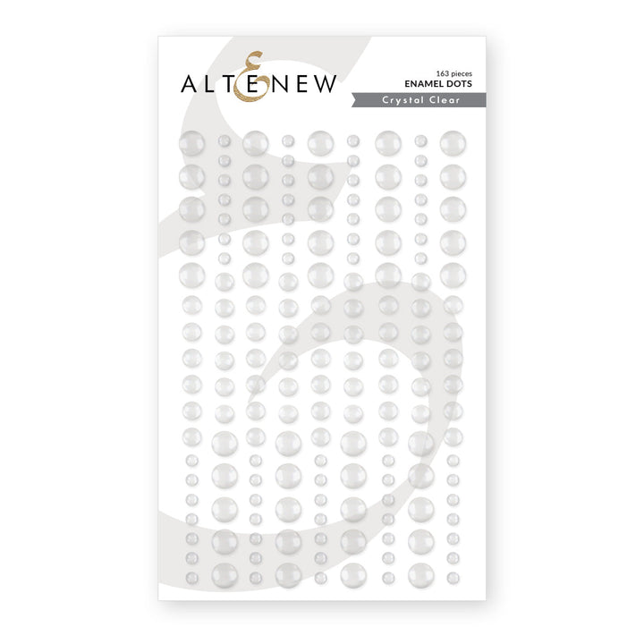 Embellishments Crystal Clear Enamel Dots