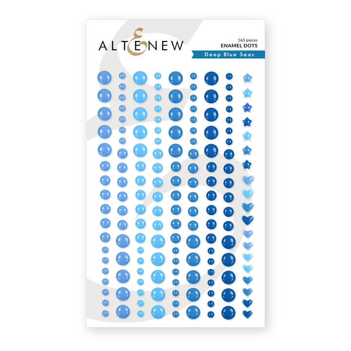 Embellishments Deep Blue Seas Enamel Dots