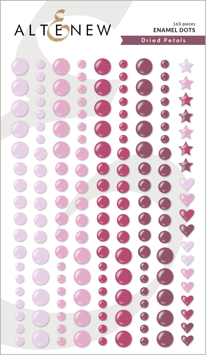 Embellishments Dried Petals Enamel Dots