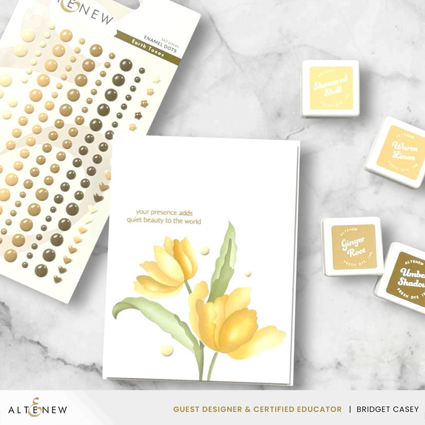 Embellishments Earth Tones Enamel Dots