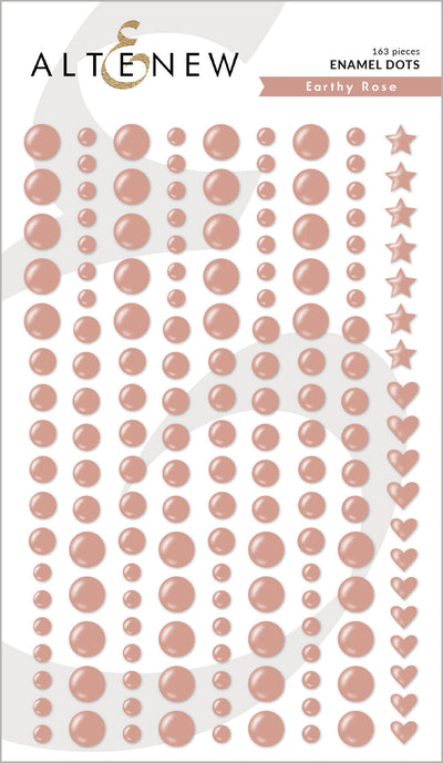 Embellishments Earthy Rose Promo Enamel Dots