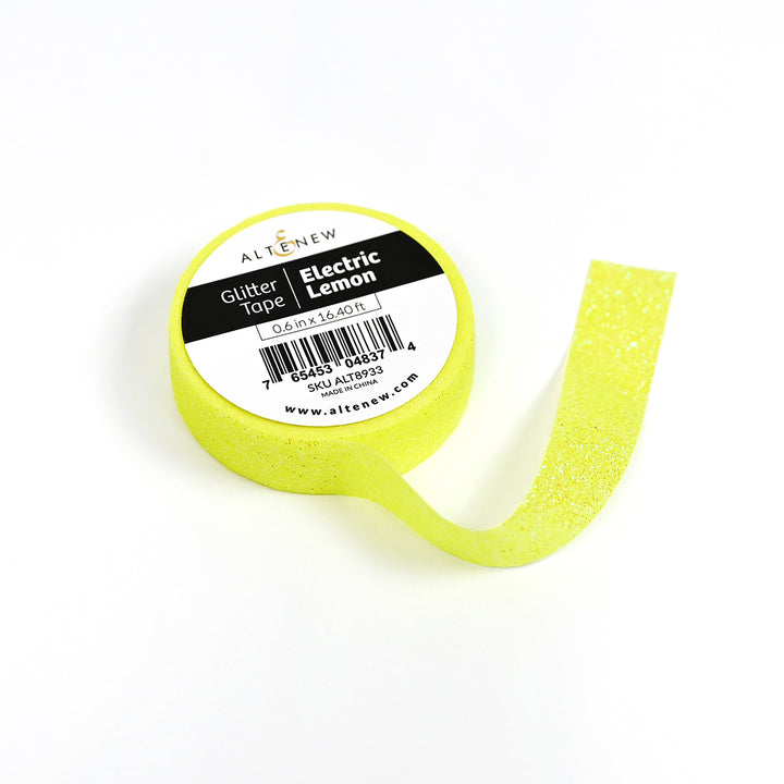 Embellishments Electric Lemon Glitter Tape