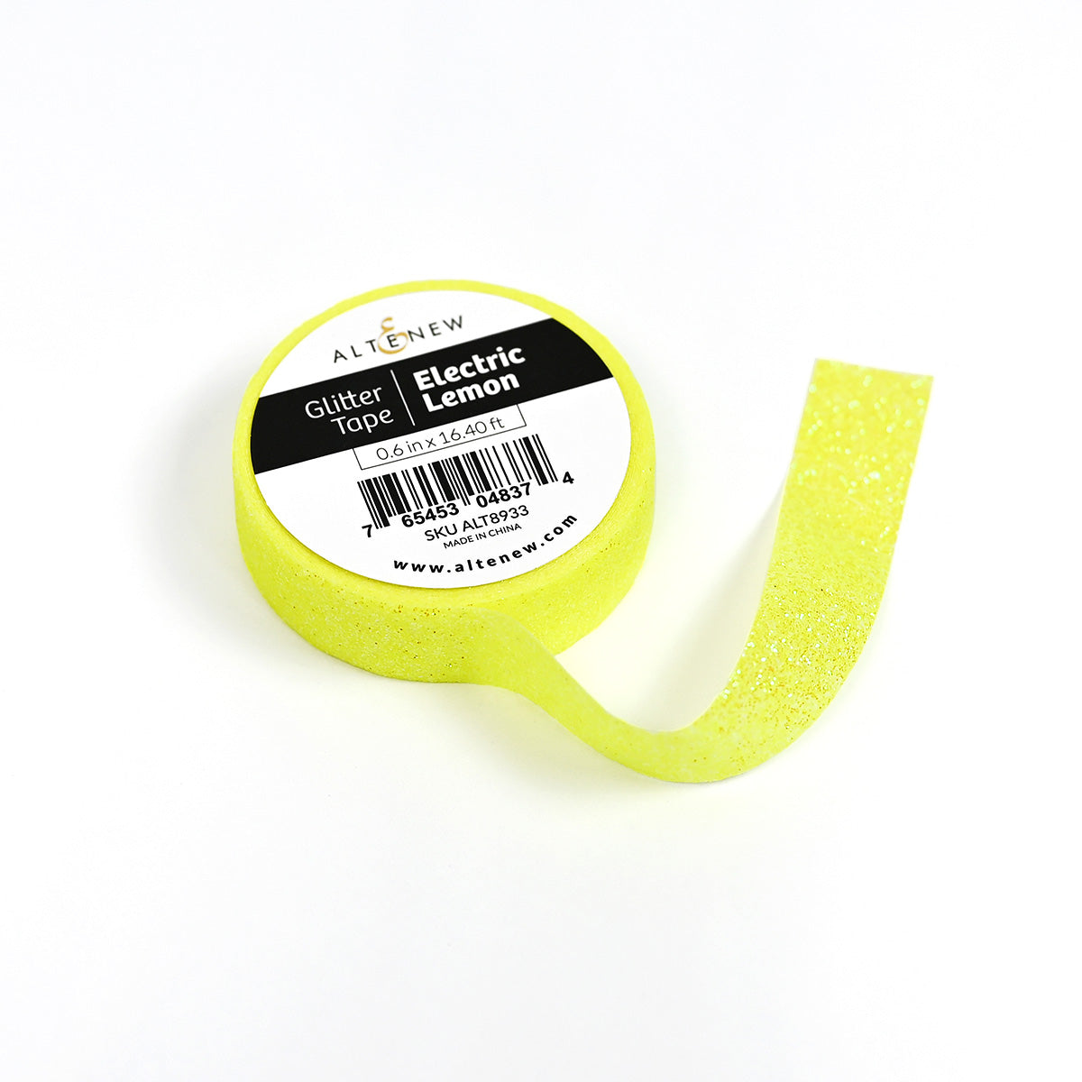 Embellishments Electric Lemon Glitter Tape