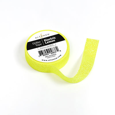 Embellishments Electric Lemon Glitter Tape