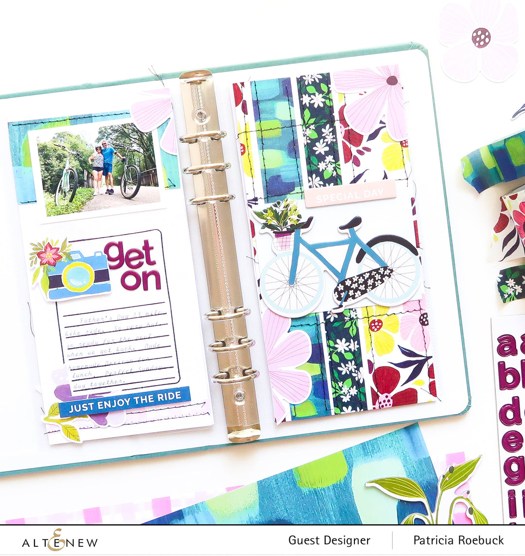 Embellishments Enjoy the Ride Chipboard Alphas