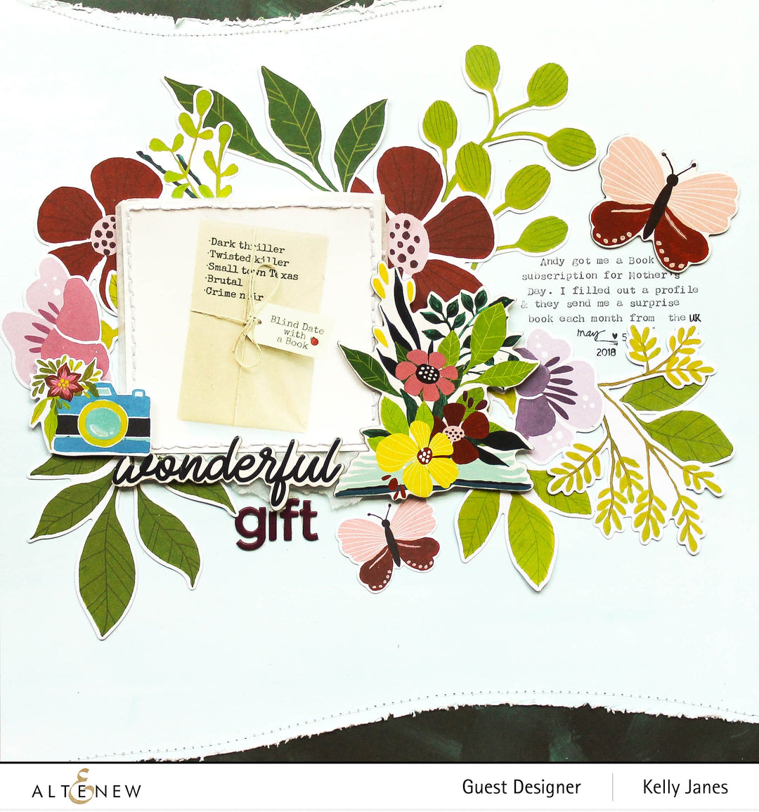 Embellishments Enjoy the Ride Chipboard Alphas