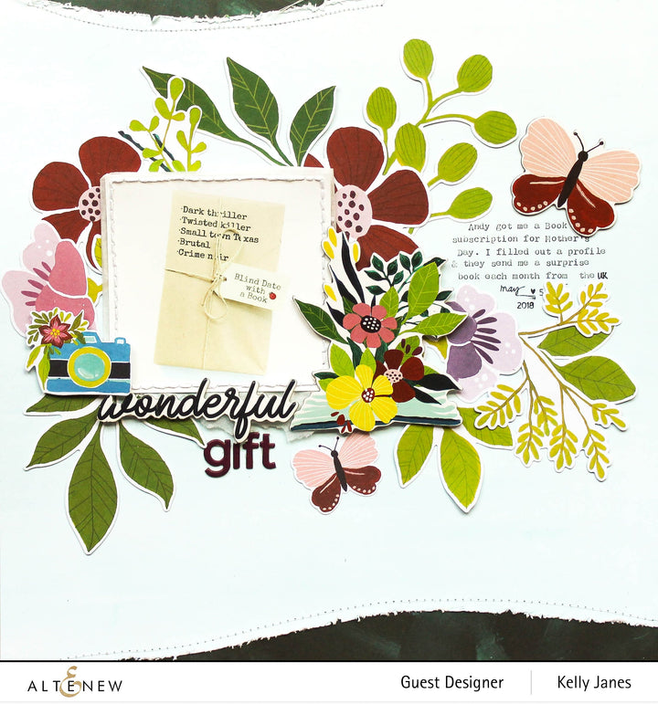 Embellishments Enjoy the Ride Chipboard Alphas