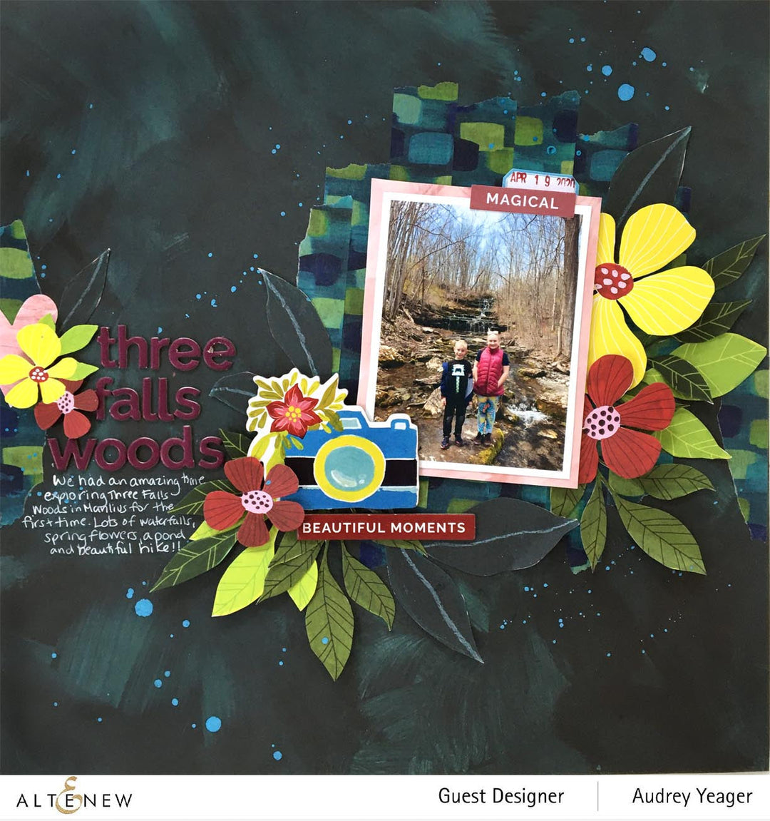 Embellishments Enjoy the Ride Chipboard Alphas