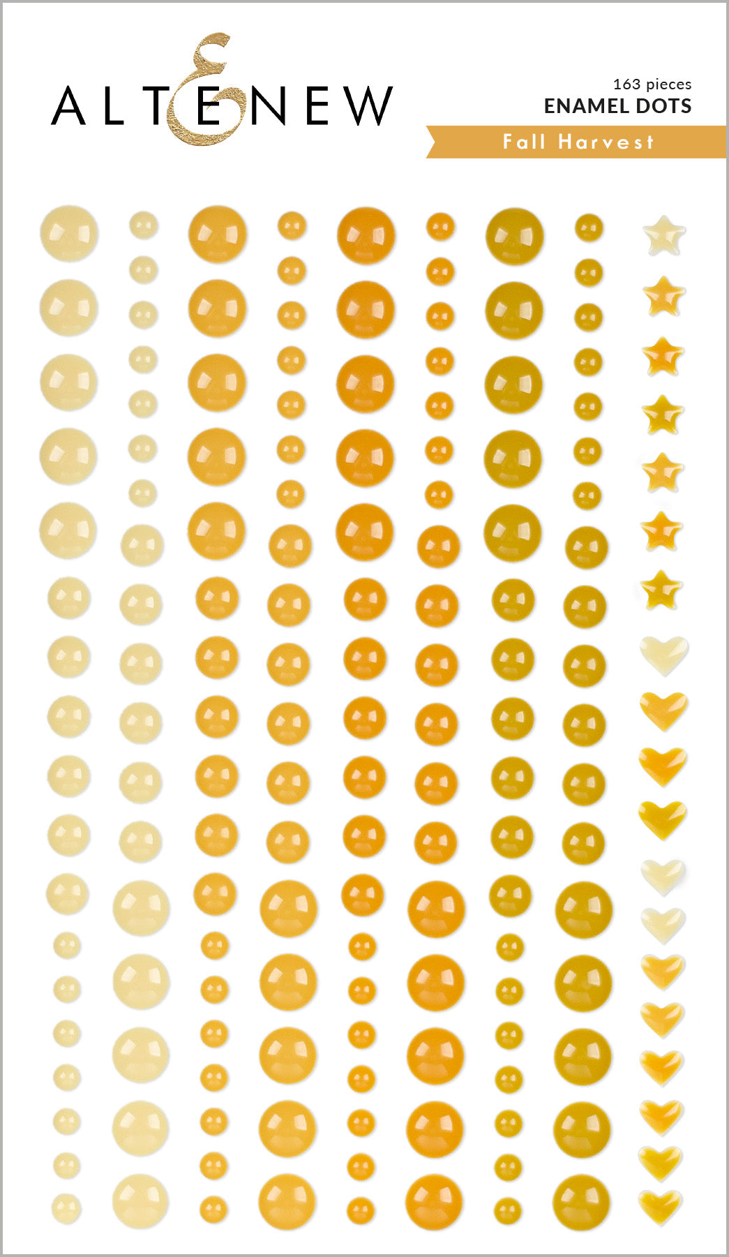 Embellishments Fall Harvest Enamel Dots