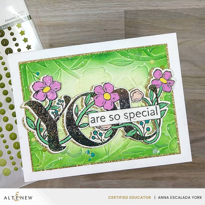 Embellishments Forest Trail Enamel Dots