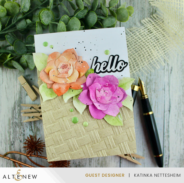 Embellishments Frosted Foliage Enamel Dots