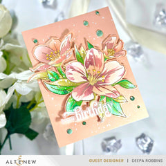 Embellishments Frosted Foliage Enamel Dots